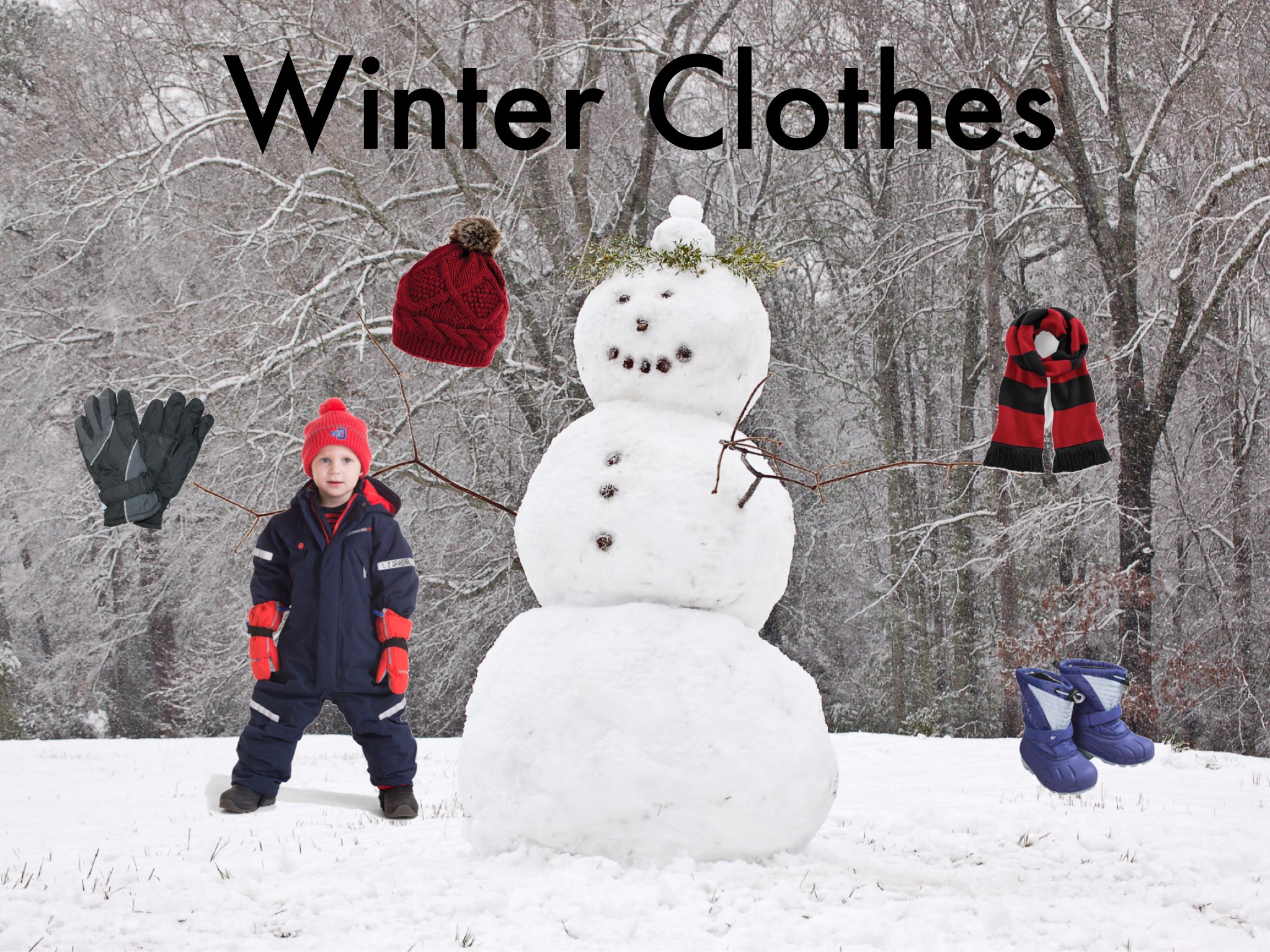 Play Winter Clothes by Jennifer Laycock on TinyTap