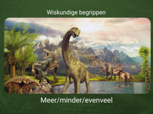 Wiskundige begrippen: meer/minder/evenveel by Juf Sabrina