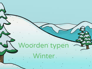 Woorden typen - winter by Rina Blockx