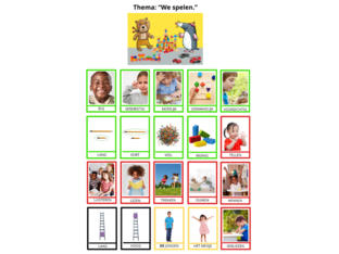 Woordenschat: "We spelen." by 