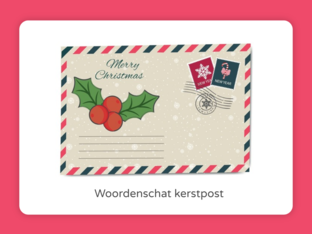 Woordenschat kerstpost by Ulrike Devos