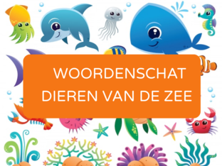 Woordjes leren zeedieren by Lieve Vandevelde