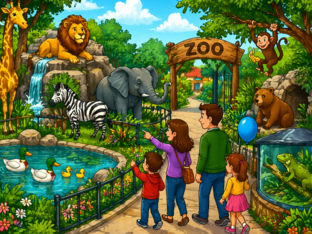 Zoologijos sodo užduotis by GINGAL