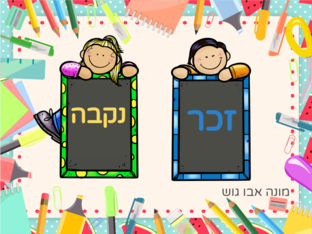 זכר,נקבה by mona abu-ghosh