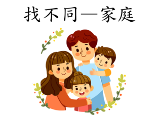找不同--家庭 by Ariel Ip