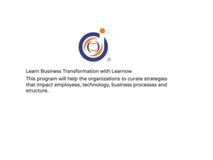  Learn Business Transformation with Learnow by LearNow live