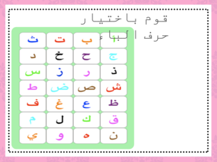 الاحرف الابجدية by roza ali