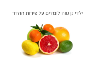 פירות הדר  by Mika Eilat Nelson