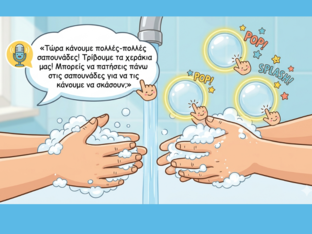 Πλένω τα χεράκια by Φωτεινή Ανθρακίδου
