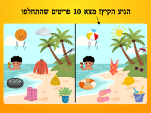 מצא את ההבדלים - קיץ by Racheli