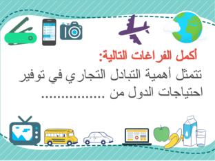 غلق بنائي درس التبادل التجاري by fatimah al