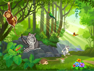 ХТО живе у казковому лісі? by Настя Мелещук