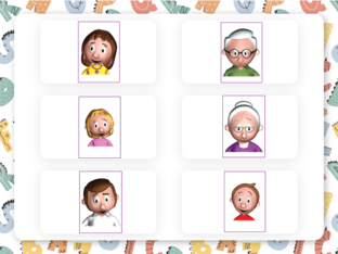 Послушай и выбери верную картинку (My family) by Natalya Bykova