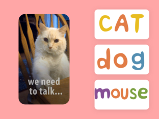 Метод целых слов по теме животные (4-5 лет) by Polina Pankratova