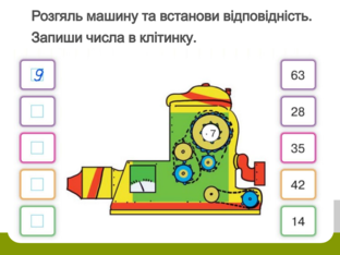Знаходження невідомого множника. Таблиця множення числа 7. by Тетяна Карпенко
