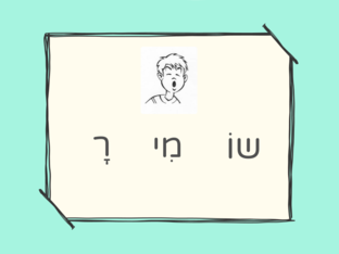 אותיות מדברות זיהוי צלילים - אָ, אוֹ, אִי, צ, ב  by Tehila 1004