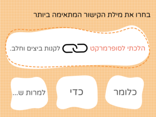 מילות קישור ויתור הסבר ומטרה by Amit Eisenberg