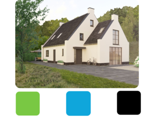 basiskleuren huis by Djéla