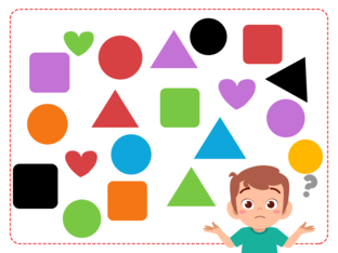 color and shape by Miya Croft