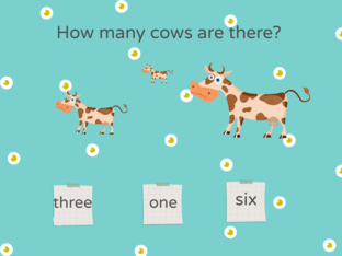 count animals 1-10 by Kseniia Zubkova