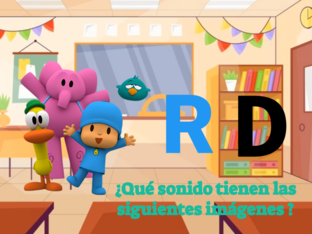 discriminación auditiva sonido D o R  by camila garcés garrido