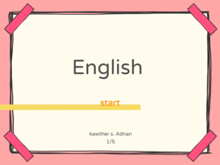 english by kawther alsadah