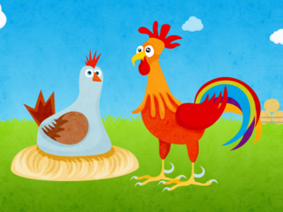 het verschil tussen een kip en een haan by Cathy Van Der Vekens