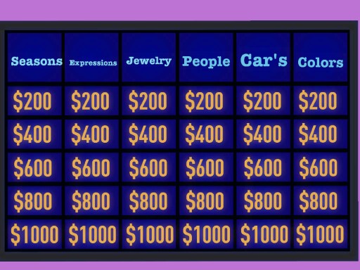 jepeardy by Jayden staton