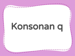 konsonan q1 by yy lai