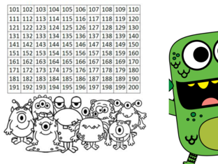 les nombres 100 à 200 by Saraina Clerc