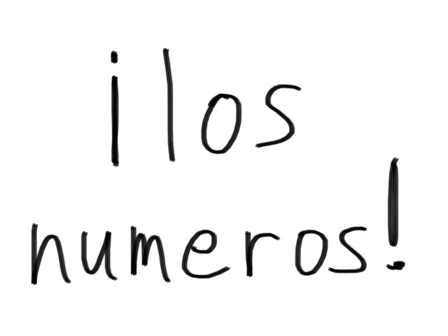 los numeros  by Virginia Lindsay