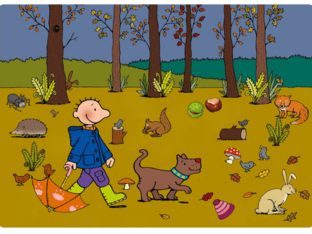 praatplaat herfst  by Margo Merckx