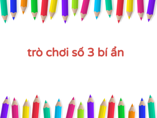 số 3 bí ẩn by vinh
