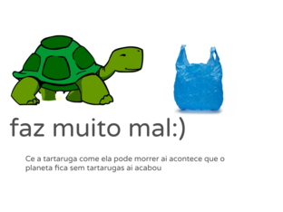 tartaruga come plastico e morre:) by Mariah Castorino Goethals