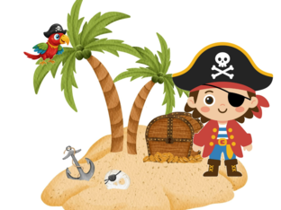 thema piraten: taal by Melissa Van Everbroeck