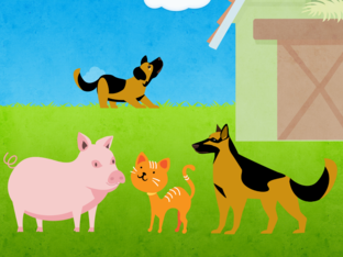 zvieratká a ich mláďatká by Renáta Pondelíková